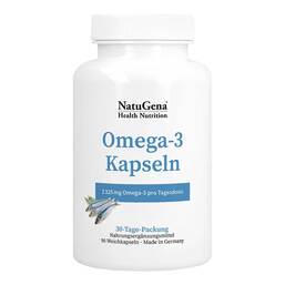 Abbildung: Omega-3 Kapseln Fischöl 705 mg DHA 1390 mg EPA 90 St, Weichkapseln PZN 19205012