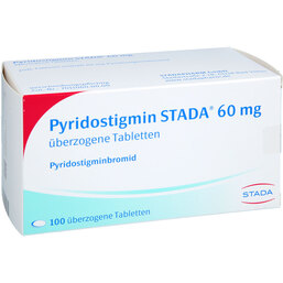 Abbildung: Pyridostigmin STADA 60 mg überzogene Tabletten 100 St, Überzogene Tabletten PZN 19207040