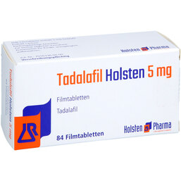 Abbildung: Tadalafil Holsten 5 mg Filmtabletten 84 St, Filmtabletten PZN 19208648
