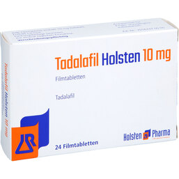 Abbildung: Tadalafil Holsten 10 mg Filmtabletten 24 St, Filmtabletten PZN 19208683