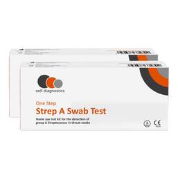 Abbildung: Strep A Test Testkassette Home Use Rachenabstrich 2 St, Test PZN 19212130