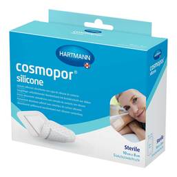Abbildung: Cosmopor silicone Wundverband 8x10 cm 5 St, Verband PZN 19215111 