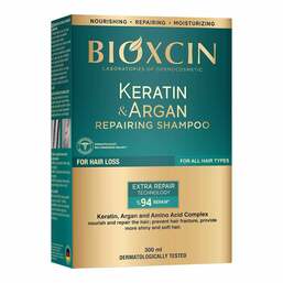 Abbildung: Bioxcin reparierendes Shampoo Keratin & Argan 300 ml, Shampoo PZN 19216234