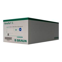 Abbildung: Venofix A Venenpunktionsb.23 G 0,65x19mm 30cm blau 50 St, Kanüle PZN 19222826 