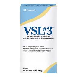 Abbildung: VSL3 Kapseln hochdos.Milchsäure + Bifidobakterien 60 St, Kapseln PZN 19225658