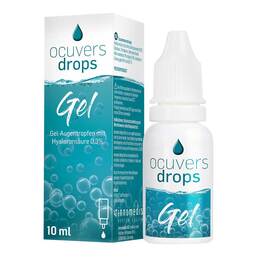 Abbildung: Ocuvers drops Gel Augentropfen 10 ml, Augentropfen PZN 19225983