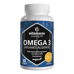 Abbildung: Omega-3 Vegan Algenöl hochdosiert Kapseln 30 St, Kapseln PZN 19228007