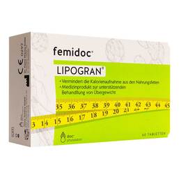 Abbildung: Femidoc Lipogran Tabletten 60 St, Tabletten PZN 19230205