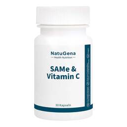 Abbildung: Same & Vitamin C hochdosiert + vegan Kapseln 30 St, Kapseln PZN 19233965