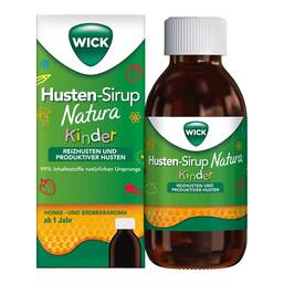 Abbildung: WICK Husten-Sirup Natura Kinder 140 ml, Sirup PZN 19236811