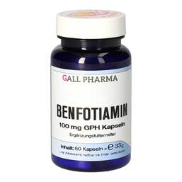 Abbildung: Benfotiamin 100 mg GPH Kapseln vet. (für Tiere) 60 St, Kapseln PZN 19248317