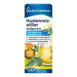 Abbildung: Klosterfrau Hustenreiz-Stiller Heißgetränk Pulver 10X5 g, Pulver PZN 19251644