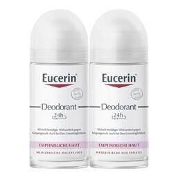 Abbildung: Eucerin Deodorant Empfindliche Haut 24h Roll-on 2X50 ml, Flüssigkeit PZN 19265126