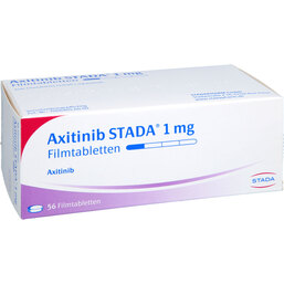 Abbildung: Axitinib STADA 1 mg Filmtabletten 56 St, Filmtabletten PZN 19266120