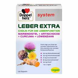 Abbildung: Doppelherz Leber Extra system Kapseln 120 St, Kapseln PZN 19267266