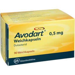 Abbildung: Avodart 0,5 mg Weichkapseln 90 St, Weichkapseln PZN 19270653