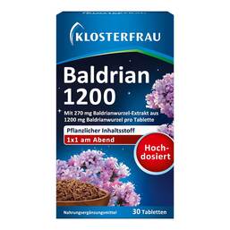 Abbildung: Klosterfrau Baldrian 1200 Tabletten 30 St, Tabletten PZN 19276377