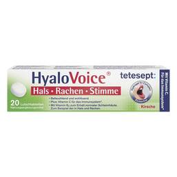 Abbildung: Tetesept Hyalovoice Hals Rachen Stimme Lutschtabletten Lutschtabletten, 20 St PZN 19284098
