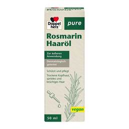 Abbildung: Doppelherz Rosmarin Haaröl pure 50 ml, Öl PZN 19288506