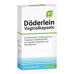 Abbildung: Döderlein Vaginalkapseln mit Milchsäurebakterien 15 St, Vaginalkapseln PZN 19296397