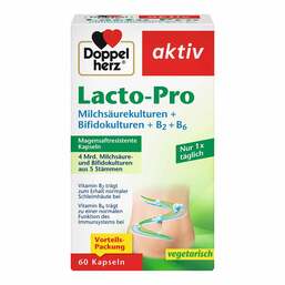 Abbildung: Doppelherz Lacto-Pro Kapseln 60 St, Kapseln PZN 19297801