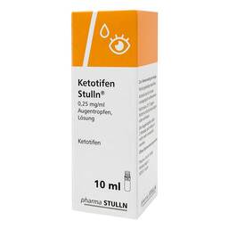 Abbildung: Ketotifen Stulln 0,25 mg / ml Augentropfen Lösung 10 ml, Augentropfen PZN 19300199