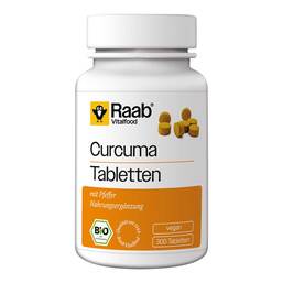 Abbildung: Raab Vitalfood Curcuma Bio Tabletten 300 St, Tabletten PZN 19304323