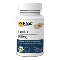 Abbildung: Raab Vitalfood Lacto + Bifido Bio Kapseln 90 St, Kapseln PZN 19304671