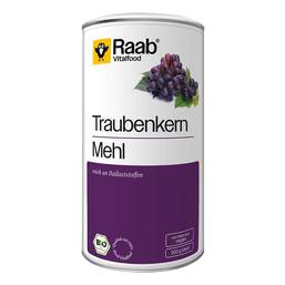 Abbildung: Raab Vitalfood Traubenkernmehl Bio Pulver 300 g, Pulver PZN 19304777