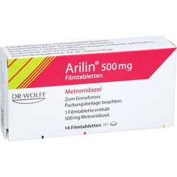 Abbildung: Arilin 500 mg Filmtabletten 14 St, Filmtabletten PZN 19307439