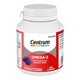 Abbildung: Centrum Omega-3 Kaukapseln 120 St PZN 19335298