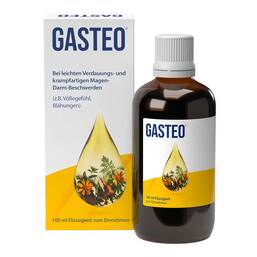 Abbildung: GASTEO Tropfen bei Magen-Darm-Beschwerden 100 ml, Flüssigkeit zum Einnehmen PZN 19337110