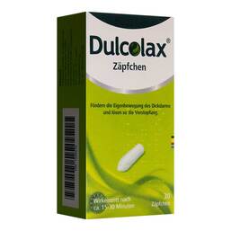 Abbildung: Dulcolax 10 mg Zäpfchen 30 St, Suppositorien PZN 19340276