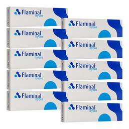Abbildung: Flaminal Hydro antimikrobi.Enzym Alginat Verband Tube 10X10 g, Verband PZN 19340431
