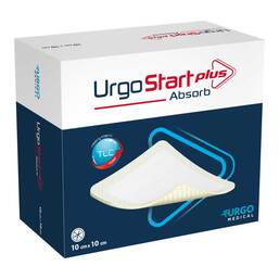Abbildung: Urgostart Plus Absorb 10x10 cm Wundauflage 20 St, Verband PZN 19342683
