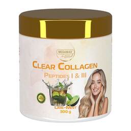 Abbildung: Collagen Clear Glow Kollagen Peptide Lime-Minze 300 g, Pulver PZN 19346296