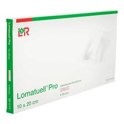 Abbildung: Lomatuell Pro 10x20 cm steril 8 St, Verband PZN 19346913