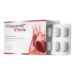 Abbildung: Vitacardil Forte mit Thiamin Kapseln  120 St, Kapseln PZN 19361692