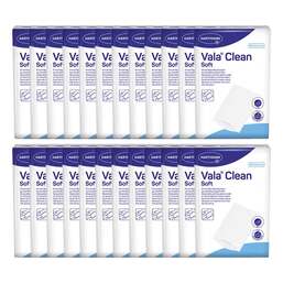 Abbildung: Valaclean soft Einmal Waschhandschuhe 24X50 St, Handschuhe PZN 19362295