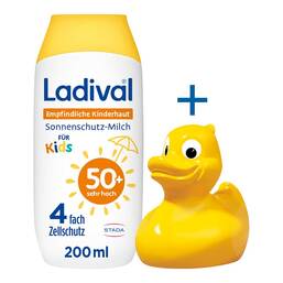 Abbildung: Ladival empfindliche Kinderhaut Milch LSF 50 + 200 ml, Milch PZN 19362734