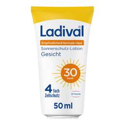 Abbildung: Ladival empfindliche Haut Lotion Gesicht LSF 30 50 ml, Lotion PZN 19362792