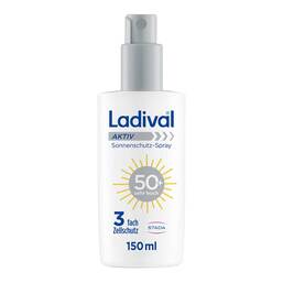 Abbildung: Ladival Aktiv Sonnenschutz-Spray LSF 50 + 150 ml, Spray PZN 19362846