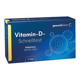 Abbildung: Gesund Leben Vitamin D-Schnelltest Blut 1 St, Test PZN 19365313