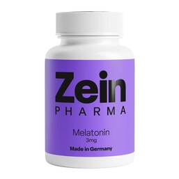 Abbildung: Melatonin 3 mg Kapseln Zeinpharma 60 St, Kapseln PZN 19371549
