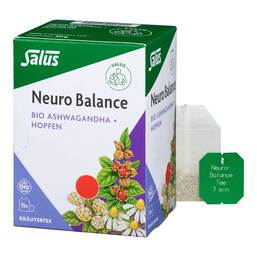 Abbildung: Neuro Balance Bio Ashwagandha + Hopfen Tee Salus Filterbeutel, 15 St PZN 19375300