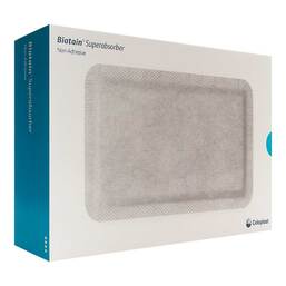 Abbildung: Biatain Superabsorber nicht-haftend 20x25 cm 10 St, Verband PZN 19376802