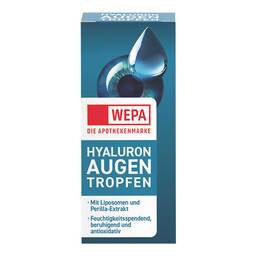Abbildung: Wepa Hyaluron Augentropfen 10 ml, Augentropfen PZN 19378528