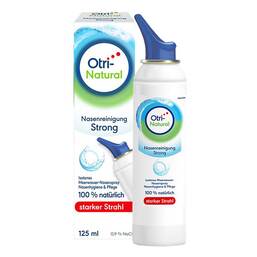 Abbildung: OtriNatural Nasenreinigung Strong, isoton, 0,9 % NaCl 125 ml, Nasenspray PZN 19378706