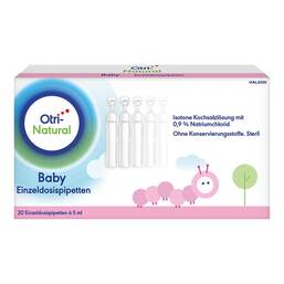 Abbildung: OtriNatural Baby Einzeldosispipetten 20X5 ml, Einzeldosispipetten PZN 19378741