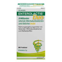Abbildung: Enterolactis Duo Pulver Sachets 10X5 g, Pulver PZN 19379806